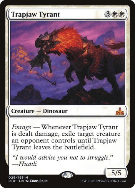 Trapjaw Tyrant (29) — Rivals of Ixalan