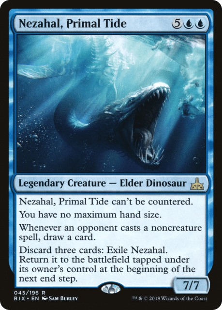 Nezahal, Primal Tide (45) — Rivals of Ixalan