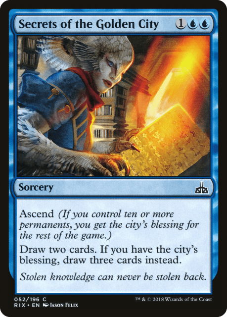 Secrets of the Golden City (52) — Rivals of Ixalan