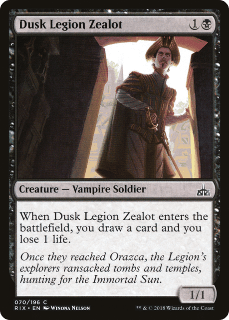Dusk Legion Zealot (70) — Rivals of Ixalan