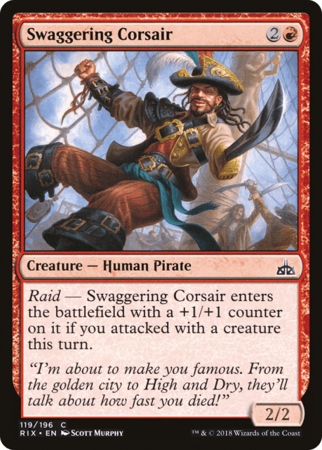 Swaggering Corsair (119) — Rivals of Ixalan