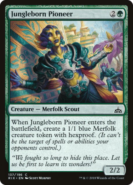Jungleborn Pioneer (137) — Rivals of Ixalan