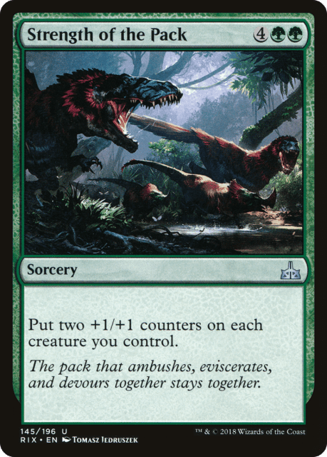 Strength of the Pack (145) — Rivals of Ixalan