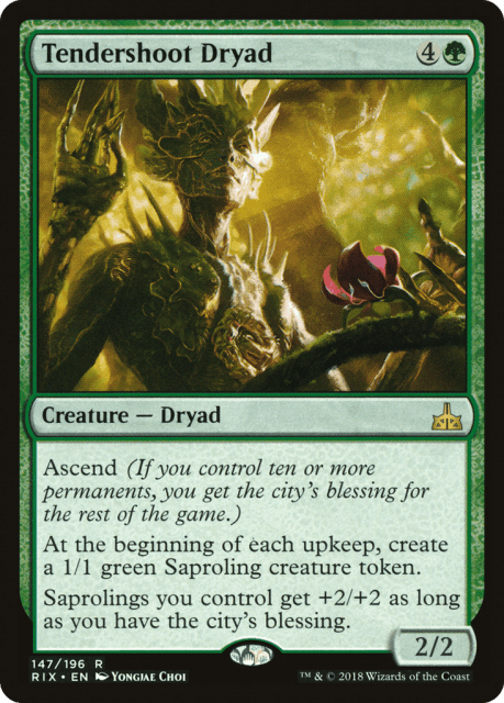 Tendershoot Dryad (147) — Rivals of Ixalan