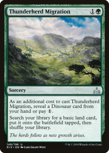 Thunderherd Migration (149) — Rivals of Ixalan