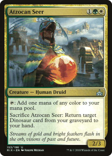 Atzocan Seer (153) — Rivals of Ixalan