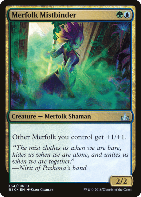 Merfolk Mistbinder (164) — Rivals of Ixalan