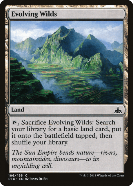 Evolving Wilds (186) — Rivals of Ixalan