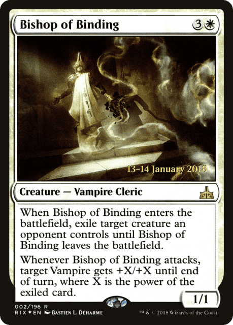 Bishop of Binding (2) — Rivals of Ixalan Promos