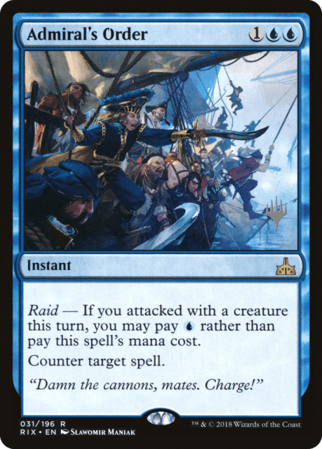 Admiral's Order (31) — Rivals of Ixalan Promos