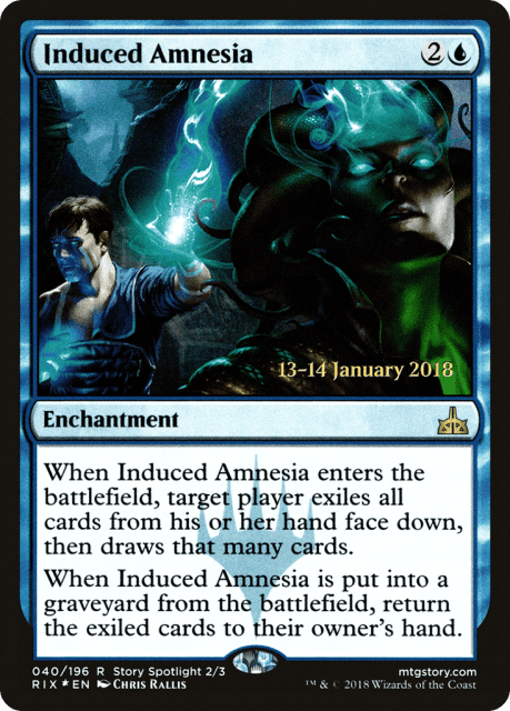 Induced Amnesia (40) — Rivals of Ixalan Promos