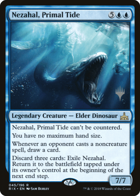 Nezahal, Primal Tide (45) — Rivals of Ixalan Promos
