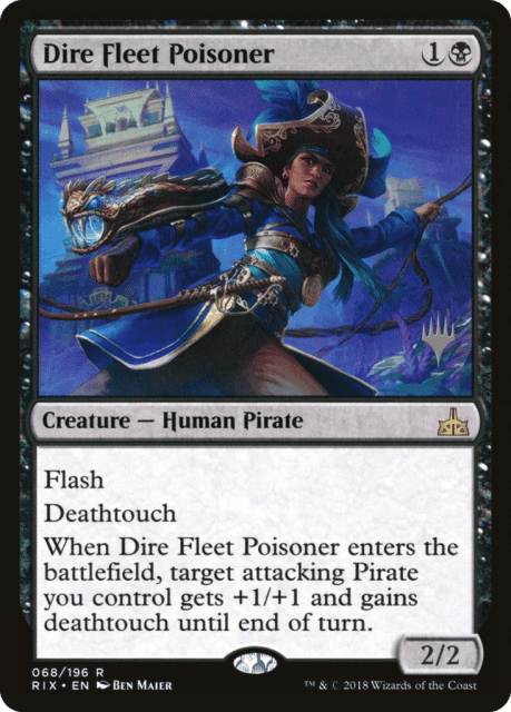 Dire Fleet Poisoner (68) — Rivals of Ixalan Promos