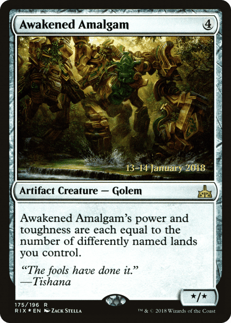 Awakened Amalgam (175) — Rivals of Ixalan Promos