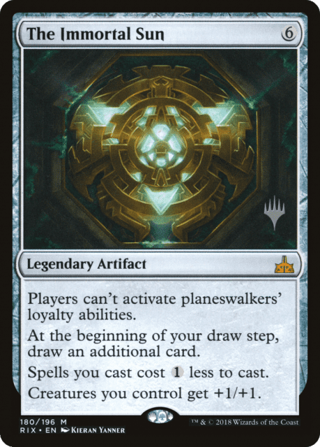 The Immortal Sun (180) — Rivals of Ixalan Promos