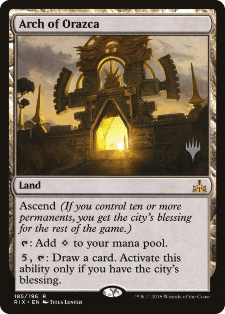 Arch of Orazca (185) — Rivals of Ixalan Promos