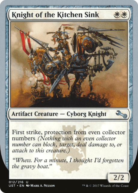 Knight of the Kitchen Sink (12b) — Unstable