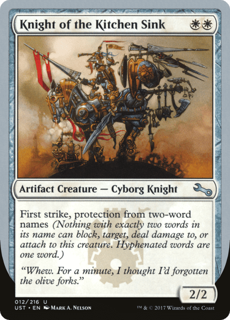 Knight of the Kitchen Sink (12e) — Unstable