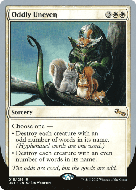 Oddly Uneven (15) — Unstable