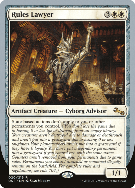 Rules Lawyer (20) — Unstable