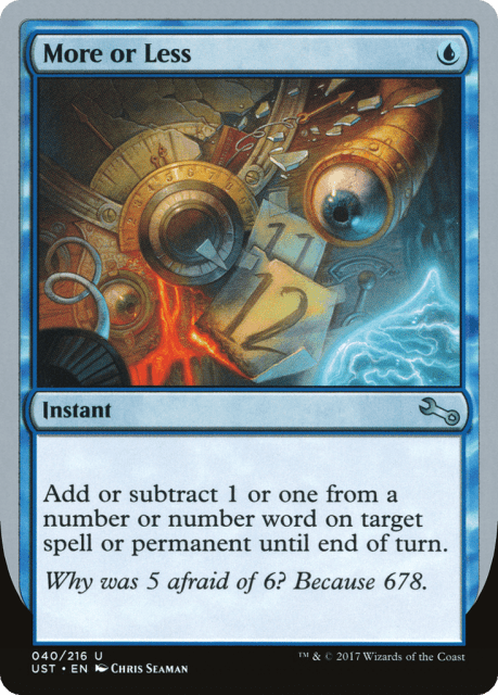 More or Less (40) — Unstable