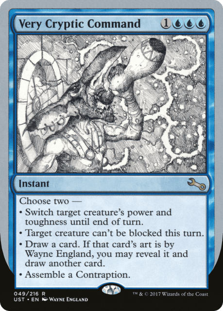 Very Cryptic Command (49a) — Unstable