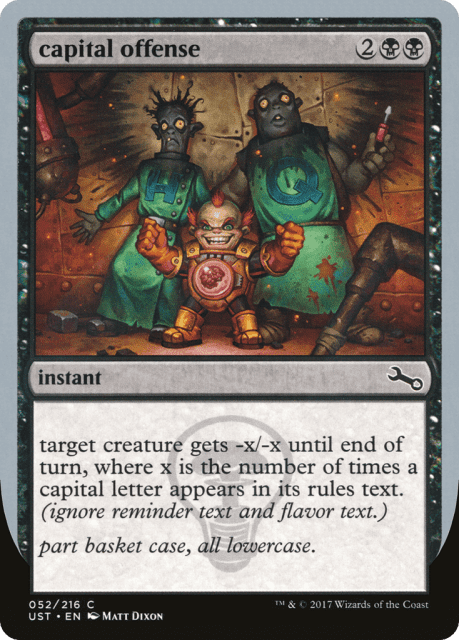 capital offense (52) — Unstable