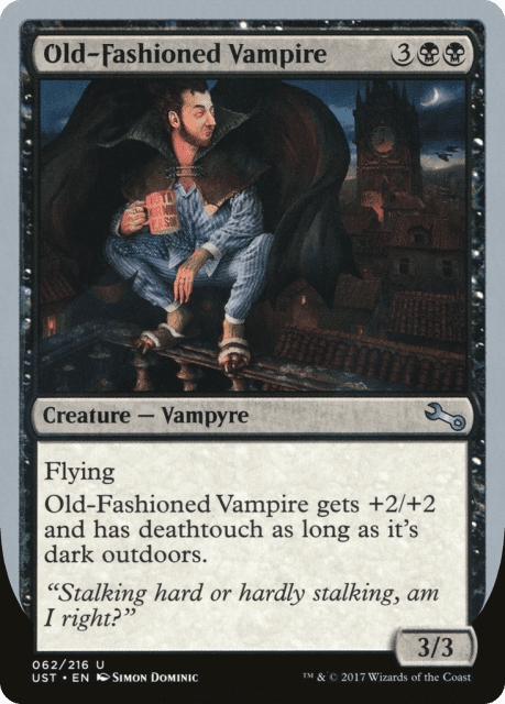 Old-Fashioned Vampire (62) — Unstable