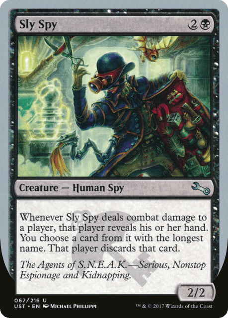 Sly Spy (67a) — Unstable
