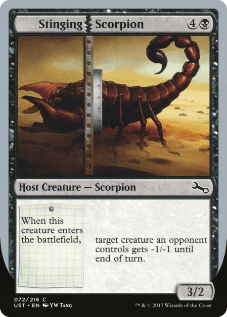 Stinging Scorpion (72) — Unstable