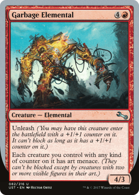 Garbage Elemental (82e) — Unstable