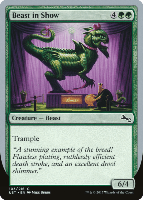 Beast in Show (103a) — Unstable