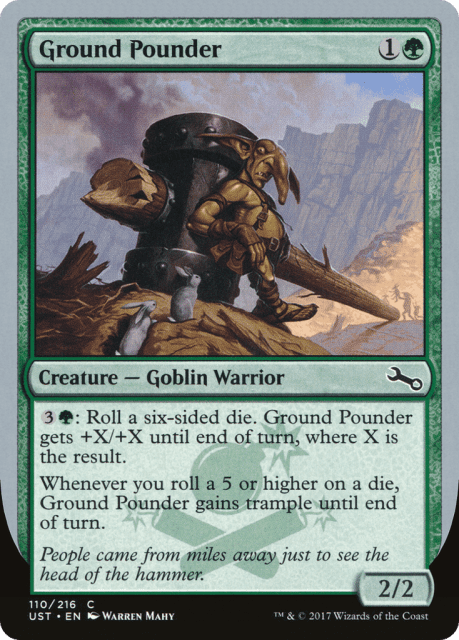 Ground Pounder (110) — Unstable