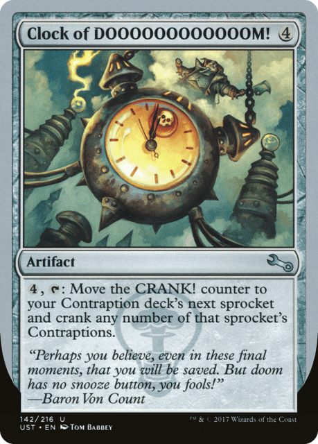 Clock of DOOOOOOOOOOOOM! (142) — Unstable