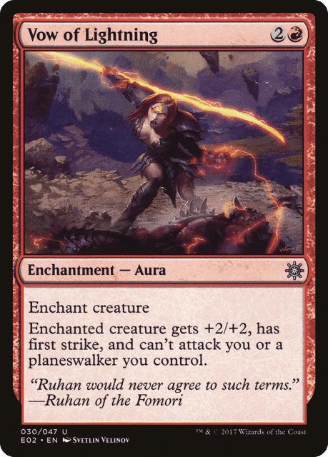 Vow of Lightning (30) — Explorers of Ixalan