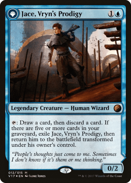 Jace, Vryn's Prodigy // Jace, Telepath Unbound (12) — From the Vault: Transform