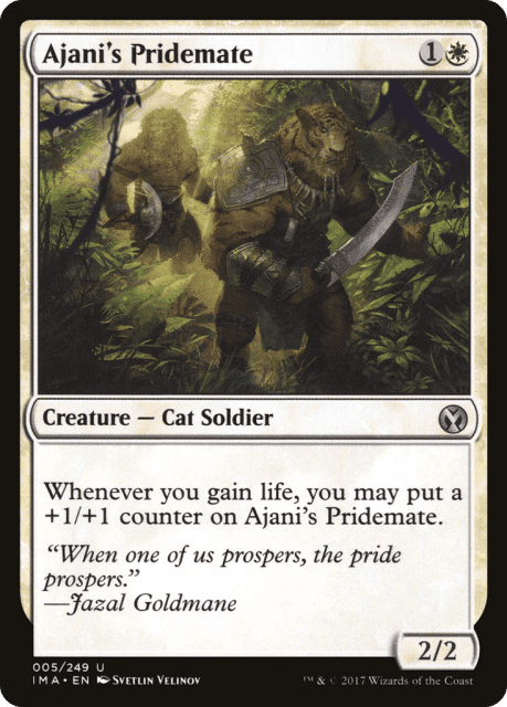 Ajani's Pridemate (5) — Iconic Masters