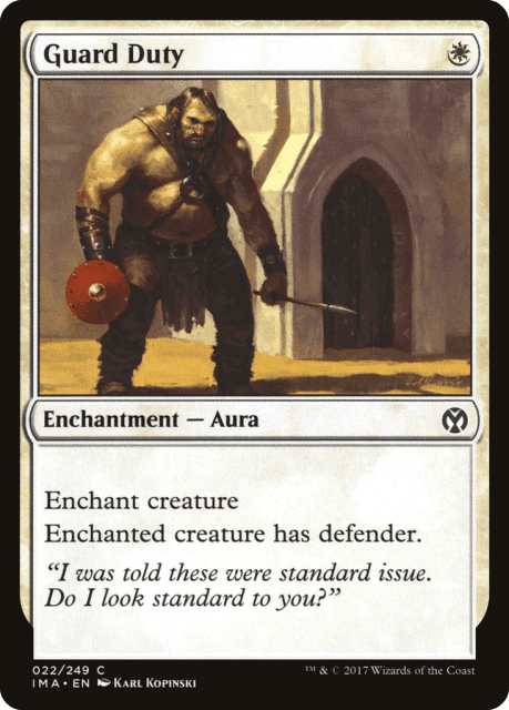 Guard Duty (22) — Iconic Masters