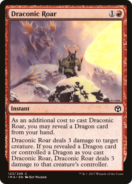 Draconic Roar (123) — Iconic Masters