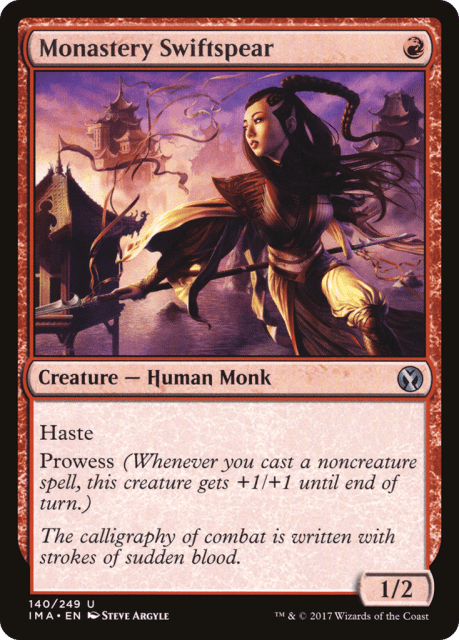 Monastery Swiftspear (140) — Iconic Masters