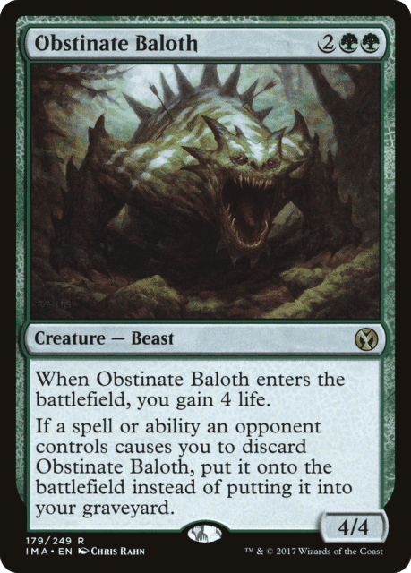 Obstinate Baloth (179) — Iconic Masters
