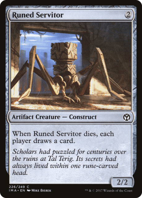 Runed Servitor (226) — Iconic Masters