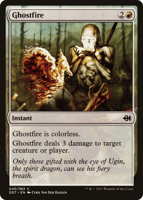 Ghostfire (40) — Duel Decks: Merfolk vs. Goblins
