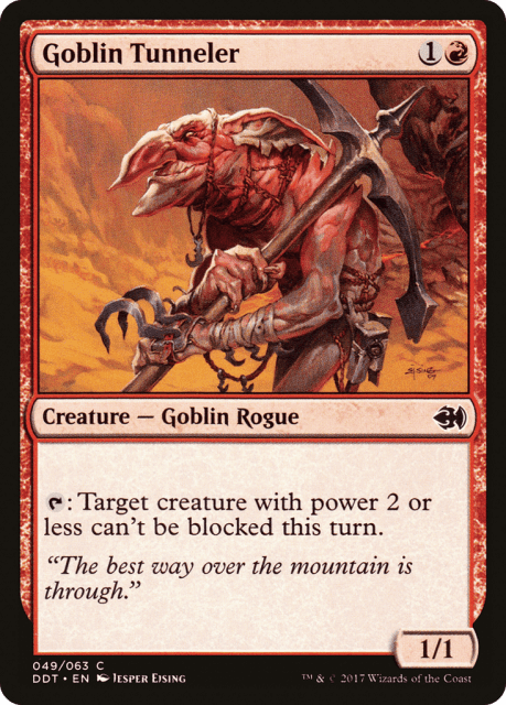 Goblin Tunneler (49) — Duel Decks: Merfolk vs. Goblins