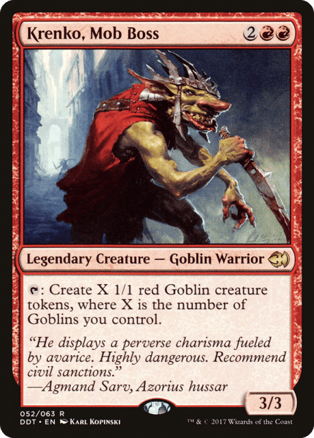 Krenko, Mob Boss (52) — Duel Decks: Merfolk vs. Goblins