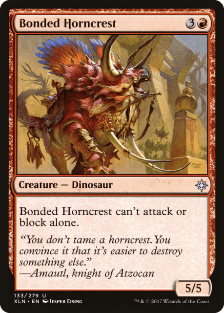 Bonded Horncrest (133) — Ixalan