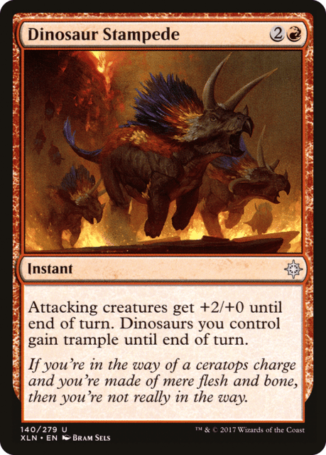 Dinosaur Stampede (140) — Ixalan