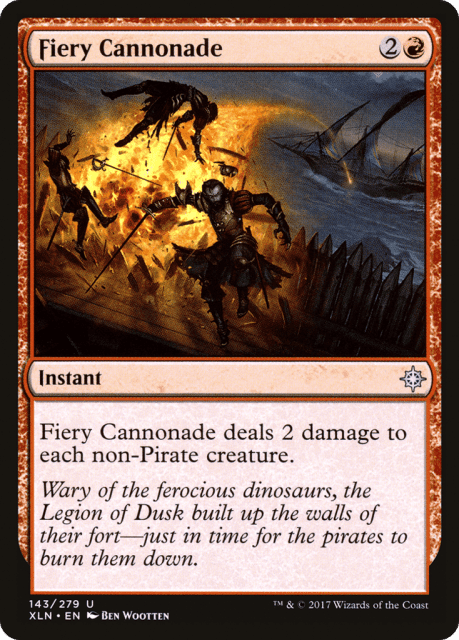 Fiery Cannonade (143) — Ixalan