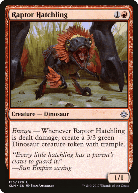 Raptor Hatchling (155) — Ixalan