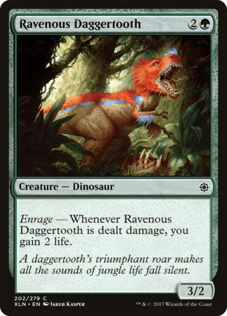 Ravenous Daggertooth (202) — Ixalan